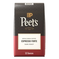 32 Ounce Dark Roast Whole Bean Coffee 100 Arabica Espresso Forte