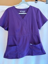 Grey s Anatomy By Barco Women s L Plum Scrub Top. SC1