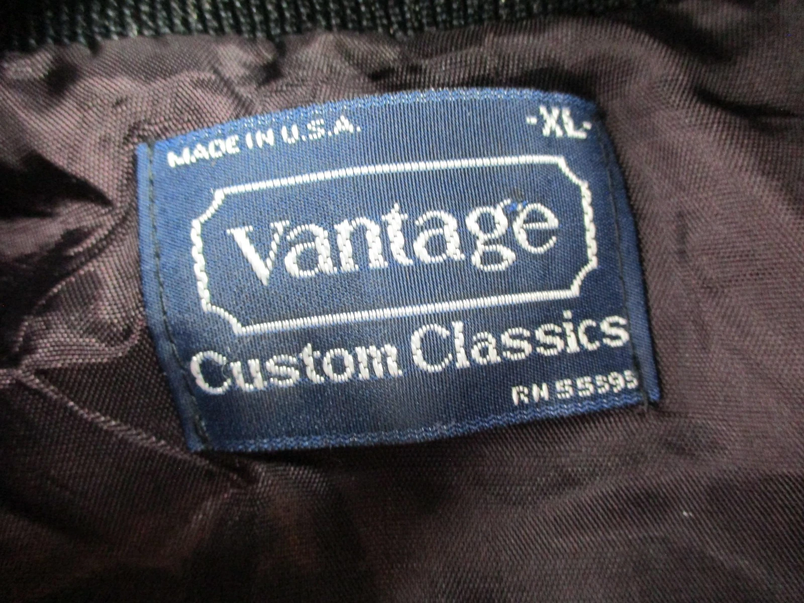 Vintage Caesars Casino Jacket Men XL Black Satin Atlantic City Emperors Club 80s - product detail image 4