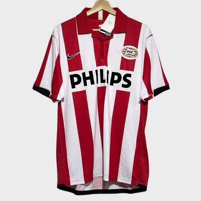Vintage NWT Nike PSV Eindhoven 2006/08 Red Home Soccer Jersey Shirt Medium M