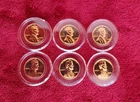 1958 P LINCOLN WHEAT PENNY-PROOFS-LOT OF 6 FOR SALE-NICE COINS!