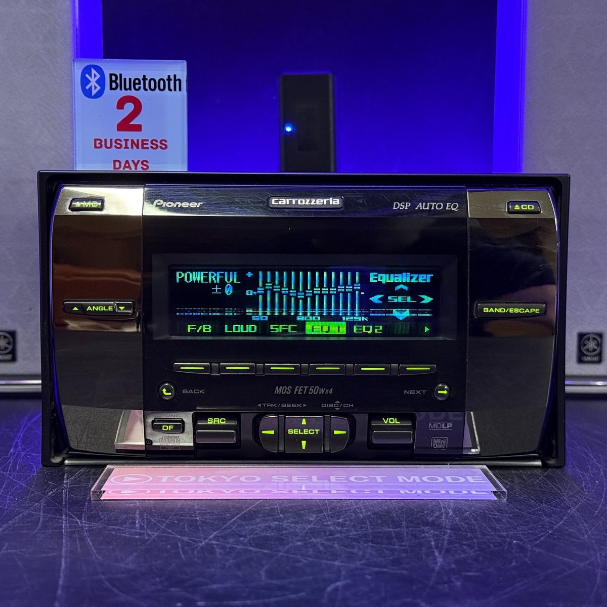 カーオーディオ carrozzeria FH-P666MD Pioneer Carrozzeria FH-P666MD 2DIN Car Audio CD MD Player Added