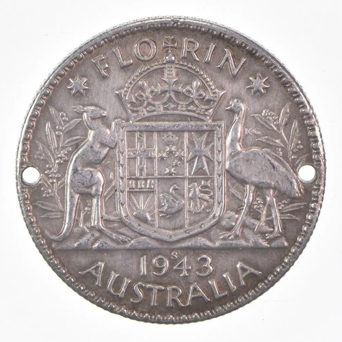 1943 George VI Florin — photo from the most recent tracked eBay sale
