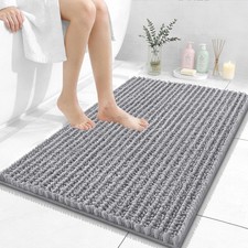36x24 Inch Thick Soft Absorbent Chenille Bathroom Bath Rugs Mats Floor Decor