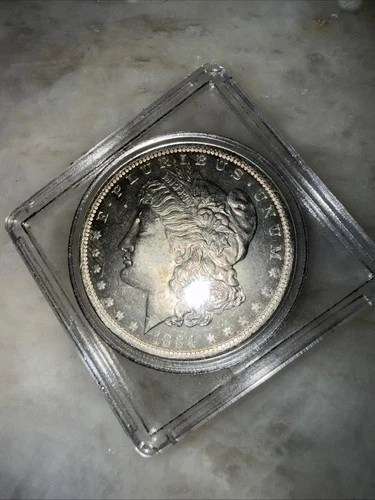 1884 Morgan Silver Dollar 90% Silver Uncirculated Perfect Condition