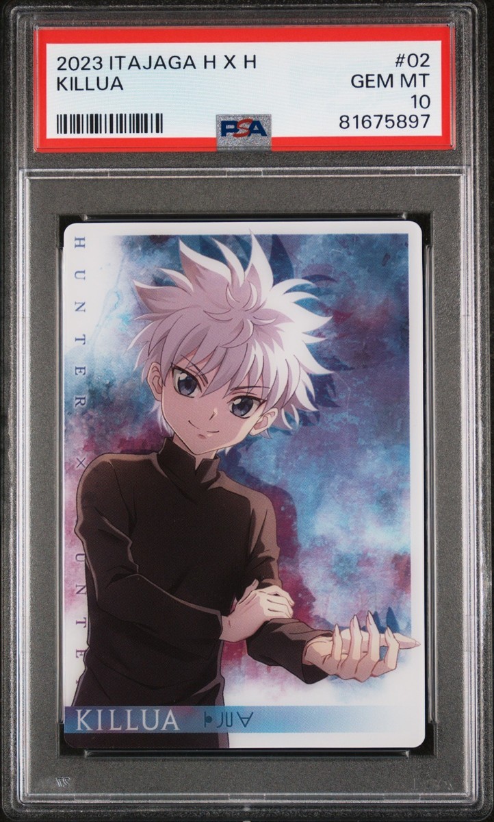 KILLUA ZOLDYCK 2023 ITAJAGA HUNTER X HUNTER Card #02 PSA10 GEM MT