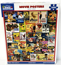 White Mountain Movie Posters Jigsaw Puzzle 1000 Pc Larger Pieces 24 x 30 New