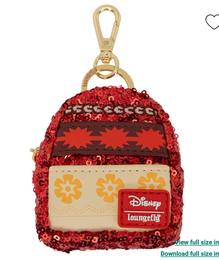 EXCLUSIVE Loungefly Disney Princess Sequin Backpack Keychain Bag Charm FULL SET image 8