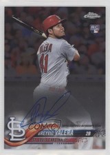 2018 Topps Chrome Rookie Auto Breyvic Valera #RA-BV Auto 6fs