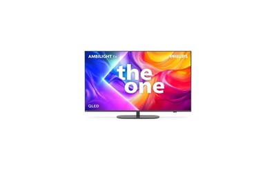 PHILIPS Ambilight Fernsher 65 Zoll QLED 4K UHD Smart TV Dolby Atmos 65PUS9060/12