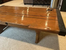 Vintage Tugboat Hatch Cover Table – Maritime Antique From Baltimore Tugboat