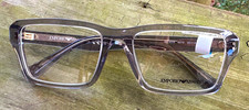 Emporio Armani EA3206 5075 Gray Plastic Full Rim Eyeglasses Frames 56-18-145
