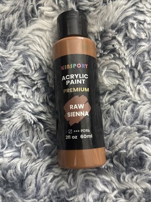 Kinspory Acrylfarbe Premium in Raw Sienna 60ml Brandneu