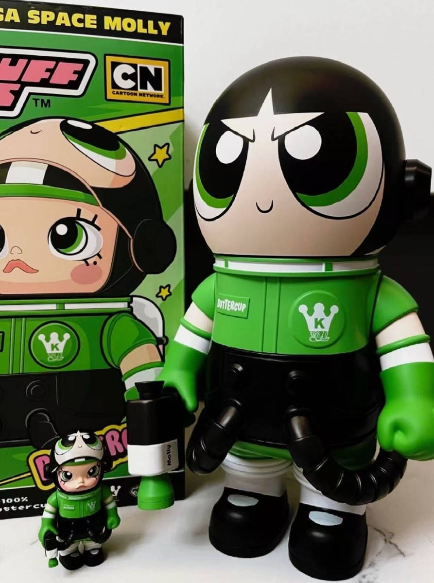 POPMART MEGA SPACE MOLLY 400%+100% The Powerpuff Girl Buttercup