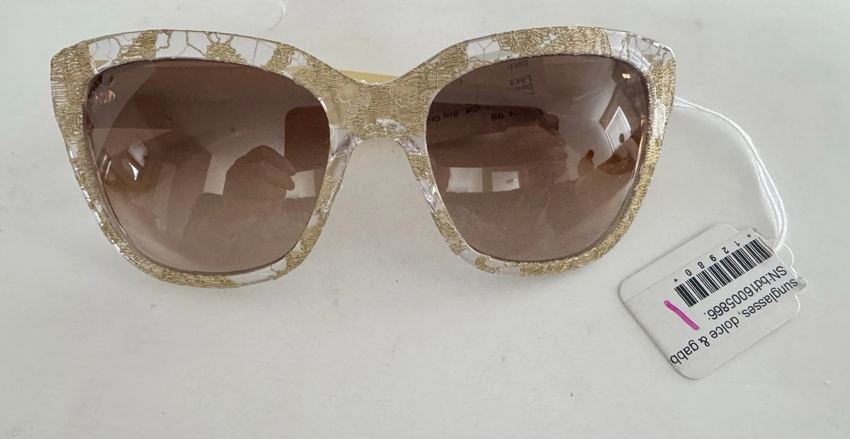 Dolce&Gabbana Yellow Brown Sunglasses for Women for sale | eBay