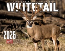 2026 Monster Whitetail Deer Wall Calendar 16-Month X-Large Size | FREE SHIPPING