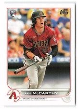 2022 Topps #370 Jake McCarthy Rookie Arizona Diamondbacks