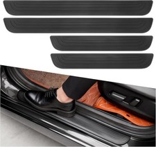 4PCS Car Door Edge Guards with 2.36" Width,Rubber Car Door Sill Protector for Do