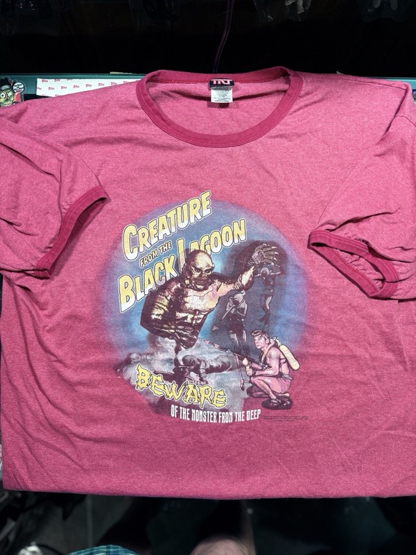 VINTAGE CREATURE FROM THE BLACK LAGOON RINGER T SHIRT 2005 Universal Monsters 2X