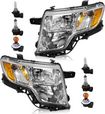 Headlight Assembly Compatible with Ford Edge 2007 2008 2009 2010 Limited SE SEL