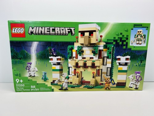 Lego Minecraft: The Iron Golem Fortress 21250 New Sealed Minor Damage 1 Corner