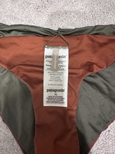 Patagonia Reversible Seaglass Bay Bikini Bottoms Rust And OliveSurf Minimal
