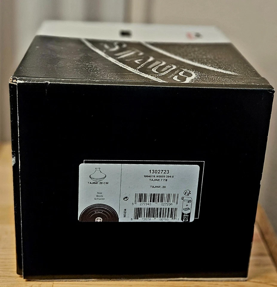 Tajine STAUB 20cm Gusseisen schwarz, Deckel creme Keramik NEU OVP induktion - Bild 3 von 3