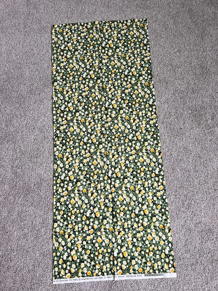 "Panel floral Sentimental Studios Moda tela fina 100 % algodón #32635 44"" X 18""" Foto 3 de 3