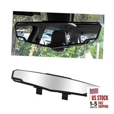 Car Rear View Mirror, Panoramic Convex Clip-On Wide Angle Large Vehicle