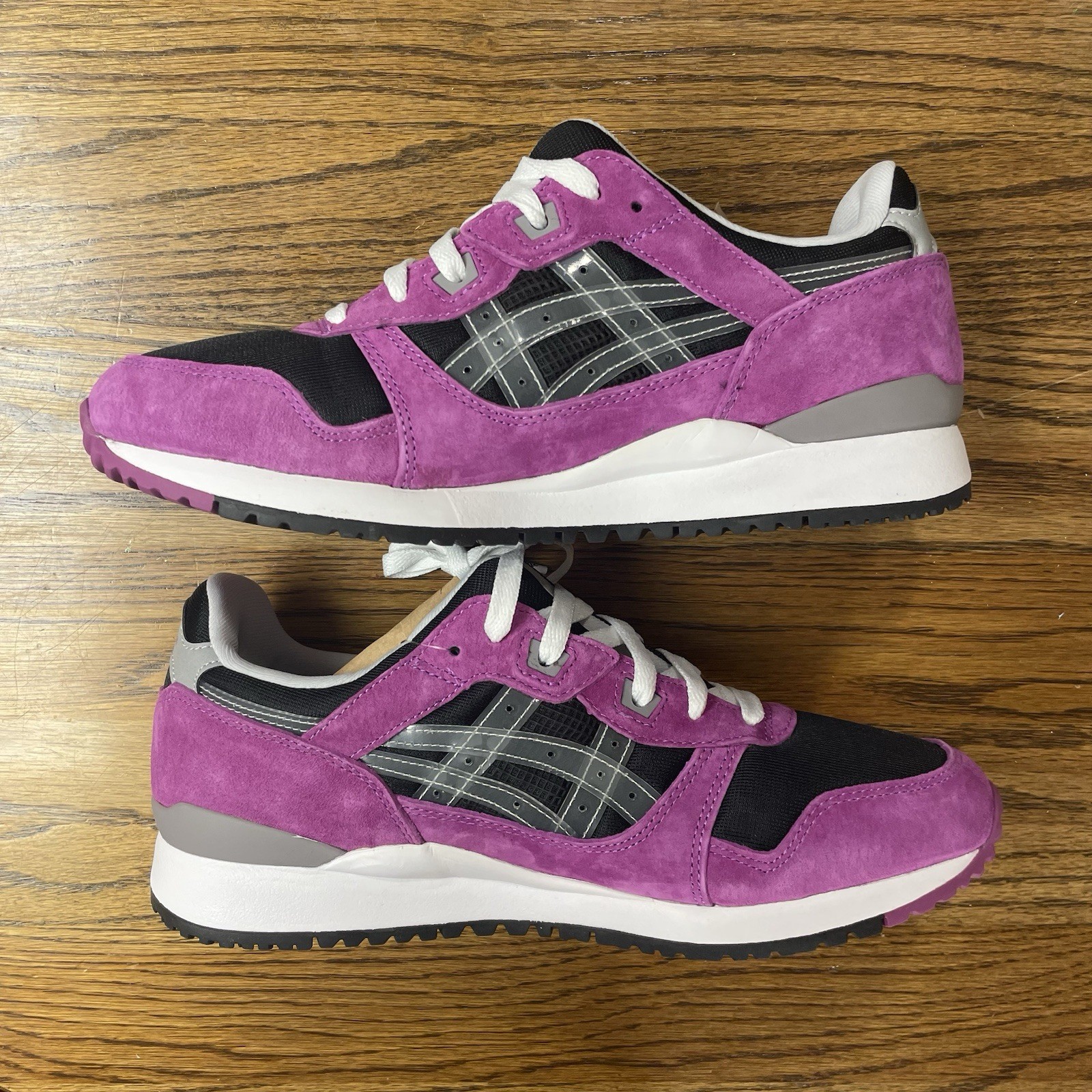 Asics Gel-Lyte III OG X Awake NY Mens Black Purple Sneakers Shoes Size 10 NEW thumbnail 3