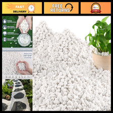 Natural White River Rocks 45LB - 1/4