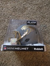 Mini casco de velocidad firmado por Tony Boselli Jacksonville Jaguars Slate Riddell