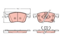 TRW BremsbeläGe Bremsbelagsatz FüR Ford Focus IV Turnier HP HN DFK