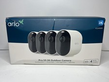Arlo Pro 5S Spotlight Security Camera 2K HDR VMC4460P-100NAS Wireless, 4-Pack