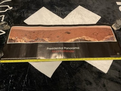 NASA Poster 34 x12  Jpl Presidential Panorama Mars Pathfinder 1995-97 ￼
