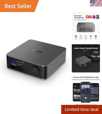 WiiM Ultra Music Streamer & Digital Preamp with 3.5'' Touchscreen