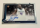 Sion James Rookie Autograph 2025-26 Topps Chrome #TCAR-SJ Charolette Hornets
