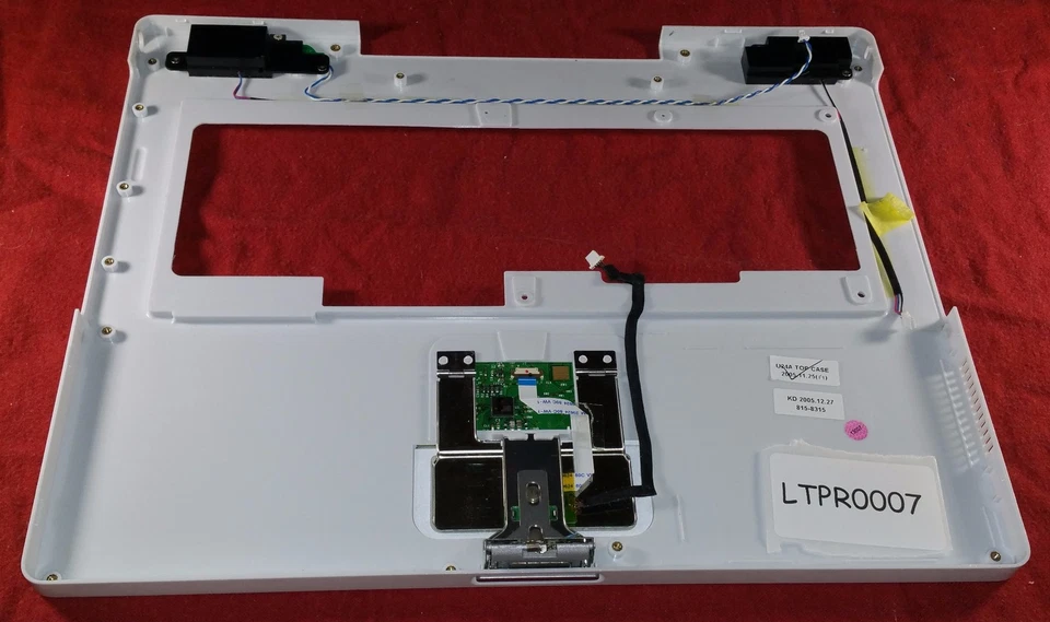 LTPR0007 - Apple iBook G4 A1134 14" Palmrest & Touchpad Speakers 815-8315 - Image 4 of 4
