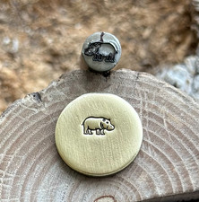 Hippopotamus Animal Cute Metal Stamp Marking Steel Die Impact Punch Stamp Tool