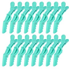 14 Pcs Alligator Hair Clips for Styling Sectioning Large Salon Pro Lake Blue