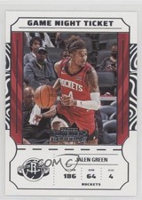 2022-23 Panini Contenders Game Night Ticket Jalen Green #17 1e57