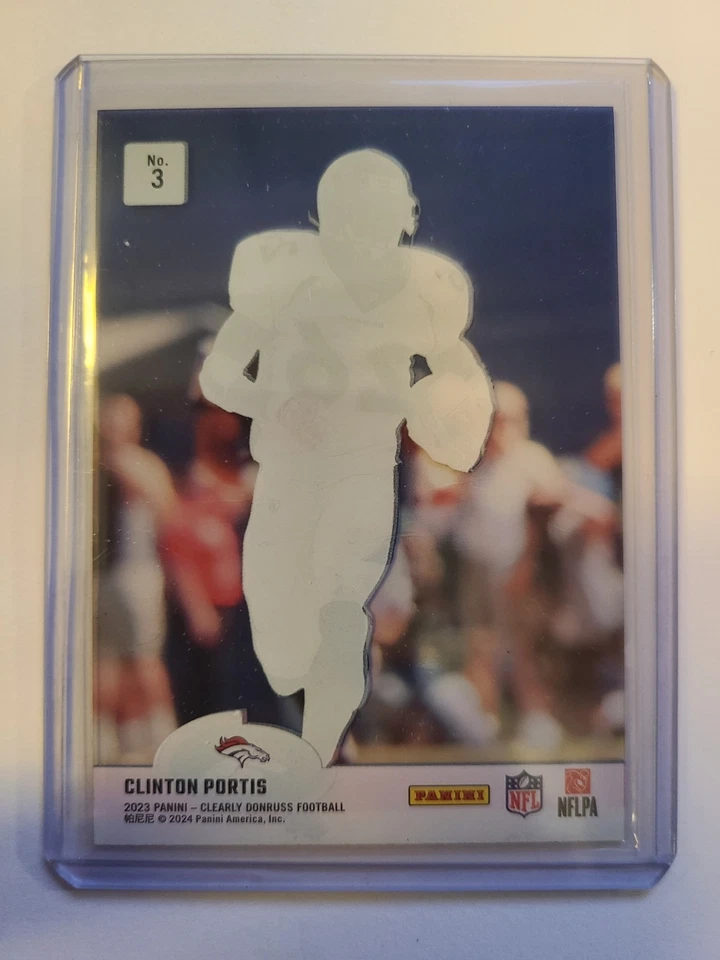2023 Panini Clearly Donruss - Clearly Retro 2003 Clinton Portis #3 - Image 2 of 2