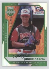 2021 Panini Elite Extra Edition Status Green 10/499 Junior Garcia #182 2o7