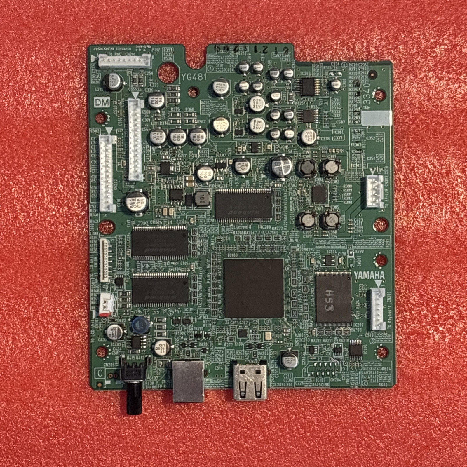 Yamaha DM PCB ZN369400 per PSR-S670 e altre tastiere