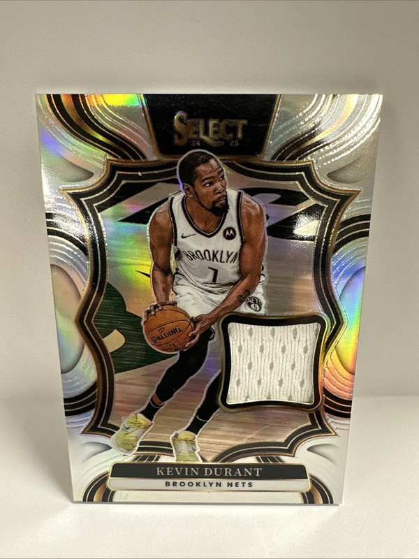 KEVIN DURANT 2024-25 PANINI SELECT THROWBACK MATERIALS GAME USED PATCH TM-DUR SP