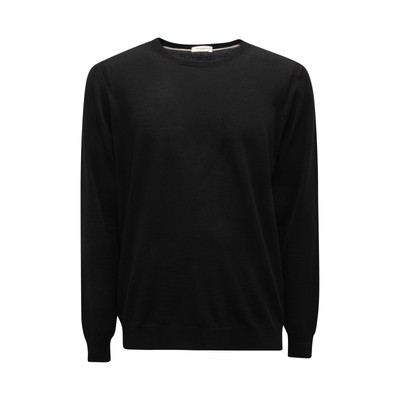 M7186 MAGLIONE UOMO PAOLO PECORA MAN WOOL SWEATER BLACK