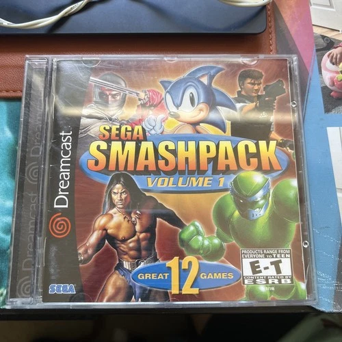 Sega Smash Pack: Vol. 1 (Sega Dreamcast, 2001) CIB Complete & Tested