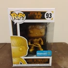 Funko Pop! Vinyl: Star Wars - Luke Skywalker (Gold) (Metallic) - Walmart...
