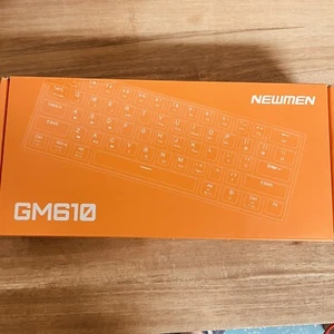 NEWMEN GM610 Clavier de jeu mécanique, swap chaud triple mode