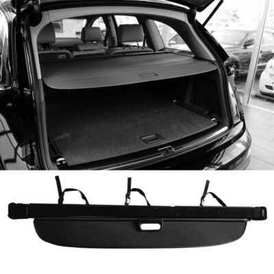 For Audi Q7 2016-2018 Black Rear Cargo Security Trunk Cover